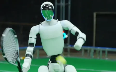 Robô chinês aprende a jogar tênis em 5 horas