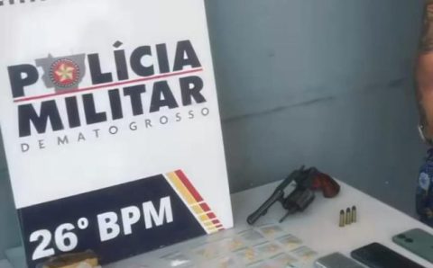 Polícia Militar prende faccionado por tráfico de drogas e porte ilegal de arma de fogo