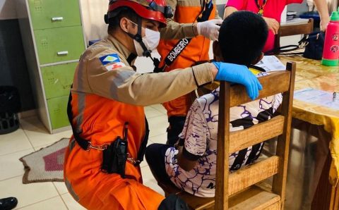 Corpo de Bombeiros presta socorro a estudante de 11 anos após mal súbito em escola