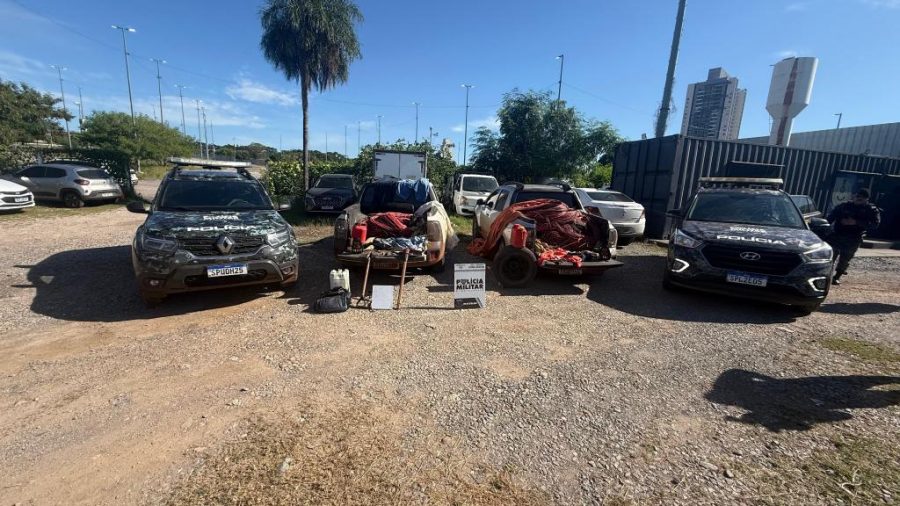 Rotam prende quadrilha por furto em usina solar e apreende fios de cobre em Cuiab