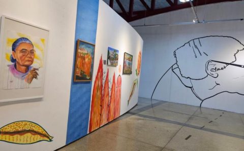 Exposição em homenagem a Osvaldina dos Santos segue em cartaz na Galeria Lava Pés