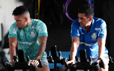 Com Paulinho na parte interna, Palmeiras encerra preparação para jogo da Libertadores