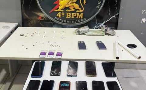 PM prende dois homens por estelionato e tráfico de drogas em Várzea Grande