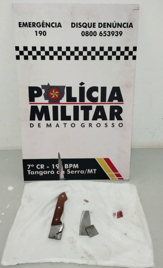 Polícia Militar prende homem por tentativa de feminicídio em Tangará da Serra