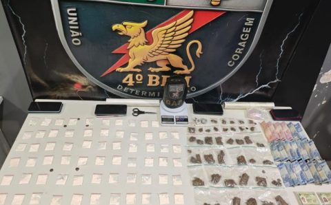 Polícia Militar prende cinco suspeitos com arma de fogo e drogas em Várzea Grande