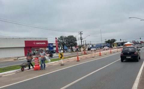 Obras do BRT entram em nova fase com implantação das estações em Várzea Grande