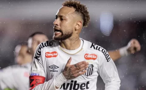 Neymar marca, Santos bate Bragantino e finda jejum de vitórias