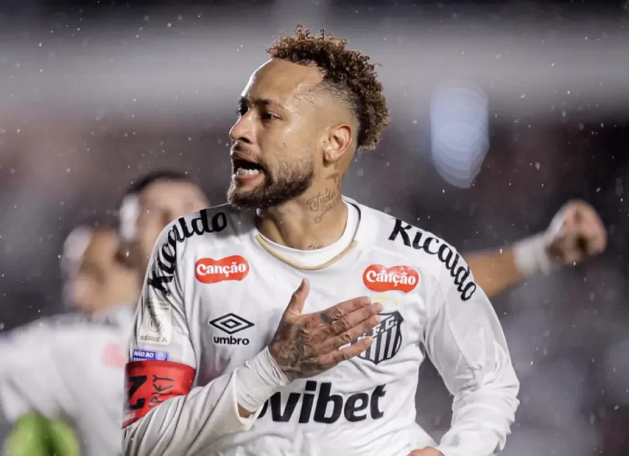 Neymar marca, Santos bate Bragantino e finda jejum de vitórias
