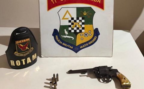 Rotam apreende arma de fogo e munições com faccionado com extensa ficha criminal