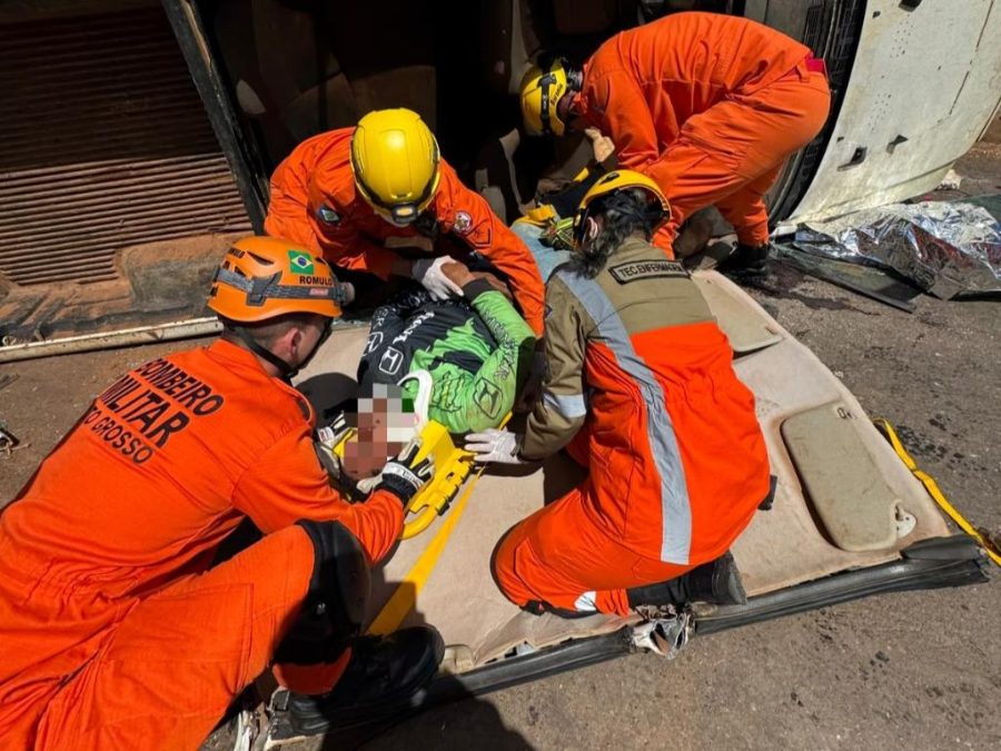Bombeiros atendem ocorrências de acidentes de trânsito em Nova Mutum e Lucas do Rio Verde
