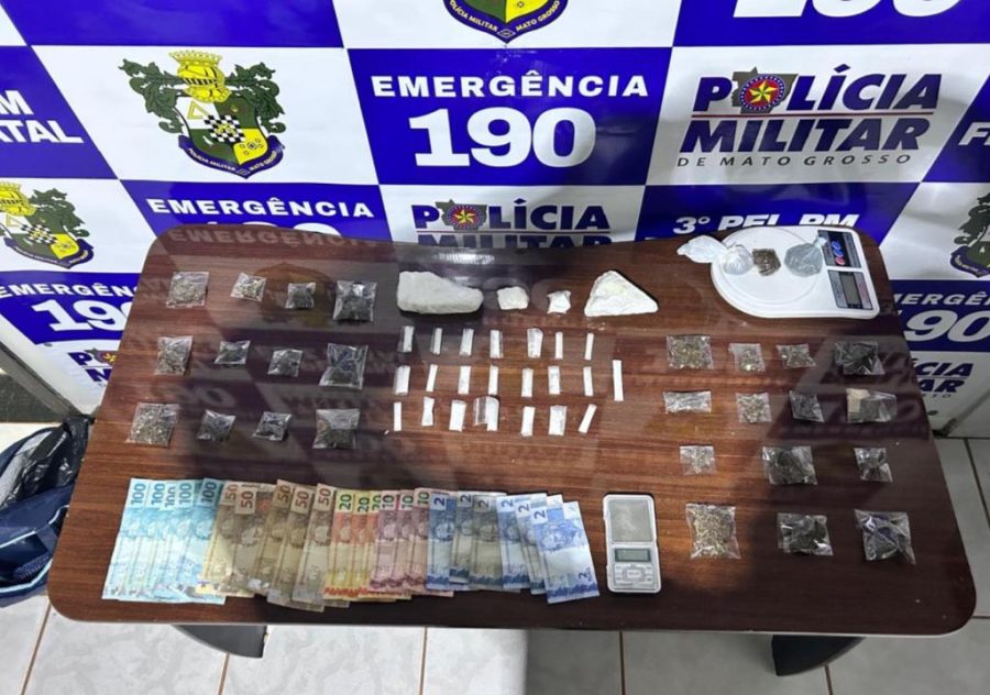 Polícia Militar prende mulher com 48 porções de drogas em Feliz Natal