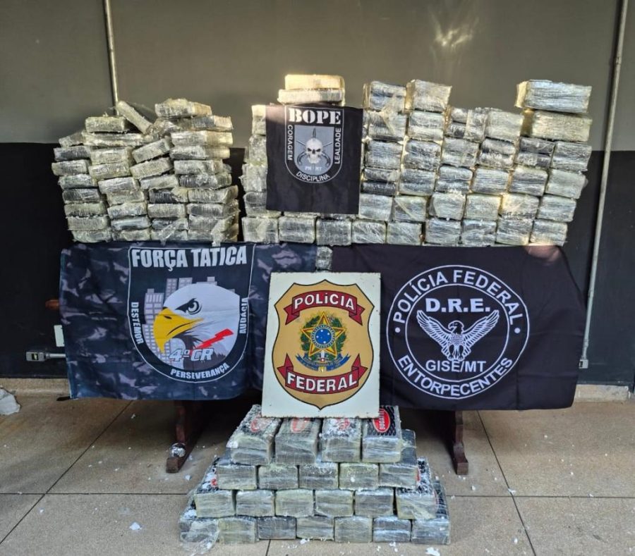 Forças de segurança apreendem 250 quilos de cocaína e causam prejuízo de R$ 15 milhões às facções criminosas