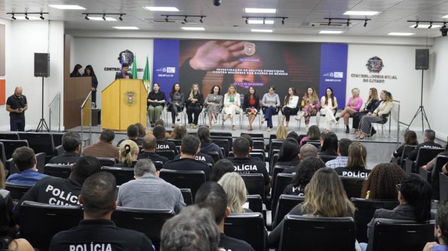 Polícia Civil realiza seminário de investigação de crimes contra mulheres em razão de gênero