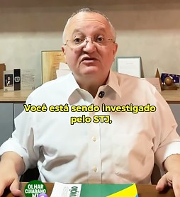 MT:  RECADO A MAURO MENDES:   Pedro Taques: ‘Escândalo da Oi’ não acabou e ex-governador é investigado