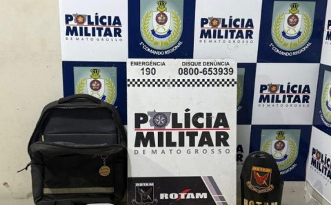 Rotam prende homem com drogas e R$ 6,3 mil em dinheiro em Cuiabá
