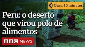 Como Peru transformou um dos desertos mais áridos do mundo em um centro de produção de alimentos