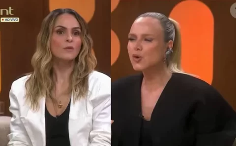Deu ruim? No ‘Saia Justa’, Ana Paula Renault tenta apimentar debate e citar política, mas Eliana desconversa e web aponta climão: ‘Incomodada’