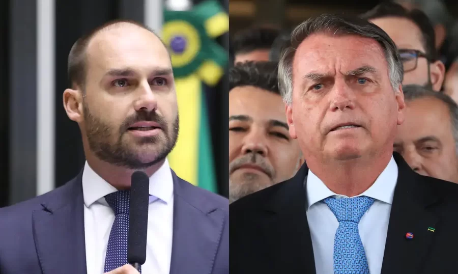 Eduardo Bolsonaro aparece como produtor executivo de filme sobre o pai