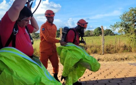 Corpo de Bombeiros é acionado após vazamento de amônia em frigorífico