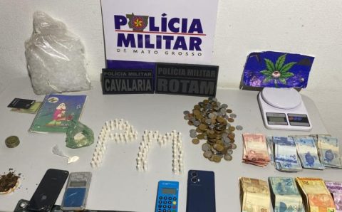 Polícia Militar prende casal por tráfico de drogas em Alto Paraguai