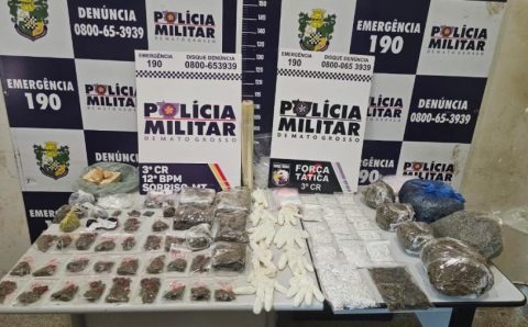 Força Tática prende três faccionados por tráfico de drogas em Sorriso