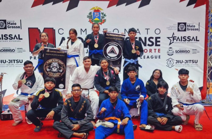 Projeto de jiu-jitsu fortalece protagonismo e identidade cultural de estudantes indígenas em Brasnorte