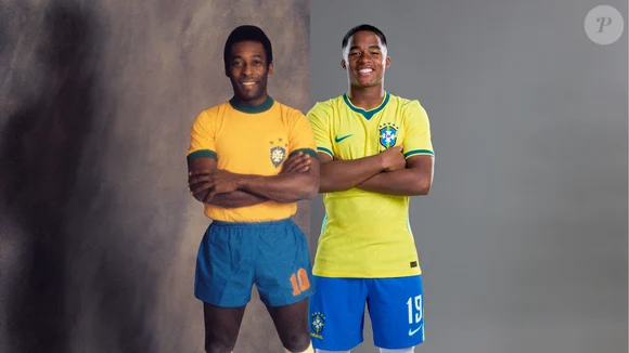 Endrick é o novo Pelé? Comparação entre ‘mascote’ da Seleção atual e jogador icônico viraliza: uma coincidência marcante sobre os dois chama atenção