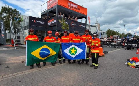 Bombeiros de MT conquistam 5º lugar em competição internacional de salvamento veicular na Alemanha
