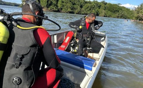 Corpo de Bombeiros localiza vítima de afogamento no Rio Teles Pires