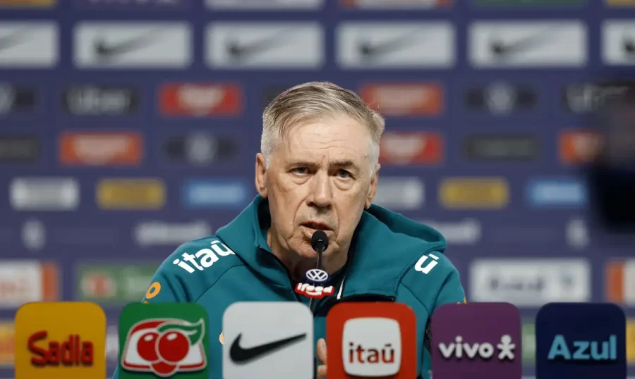 Carlo Ancelotti testa mudanças antes de amistoso contra o Egito