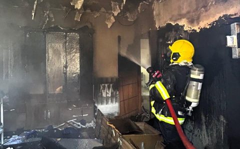 Bombeiros combatem princípio de incêndio em primeira ocorrência após inauguração de unidade em Querência