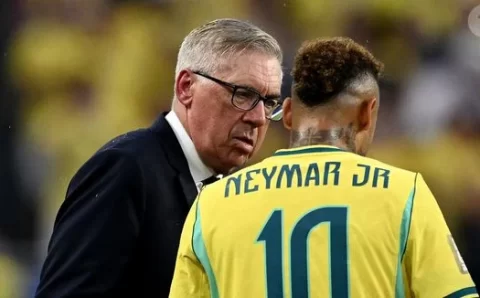 Como Neymar reage ao banco de reservas no time do Brasil na Copa 2026? Carlo Ancelotti entrega atitude do atacante